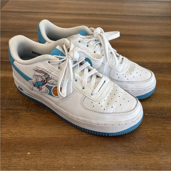 Nike Air Force 1 Low Hare Space Jam Bugs Lola Bunny DM3353-100 Size 6.5Y - Picture 13 of 13
